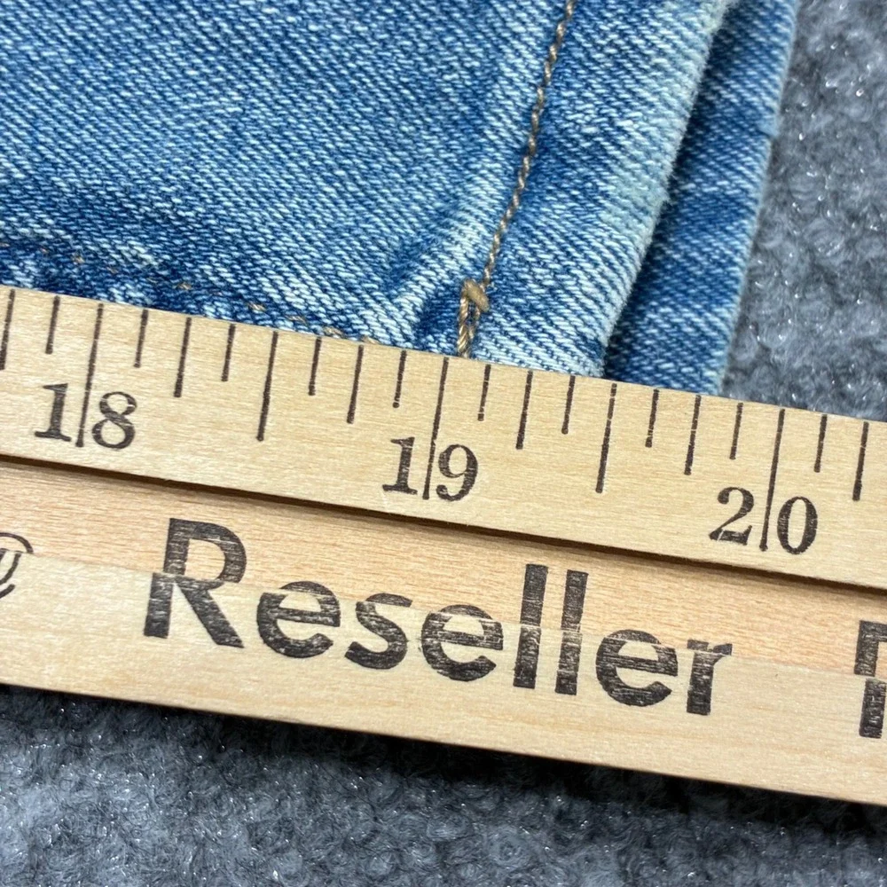 ZARA Jeans Kids Sz.6/7‎ Straight Leg Distressed Light Wash Denim Pants